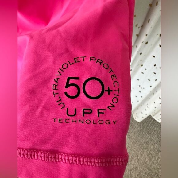 Maui And Sons Women's 50+ UPF Floral Graphic Rash Guard Surf Shirt Tee Beach M - Picture 5 of 6